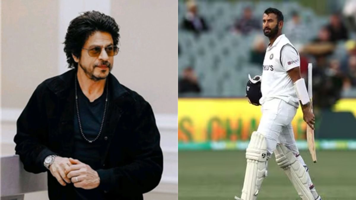 शाहरुख खान चेतेश्वर पुजारा