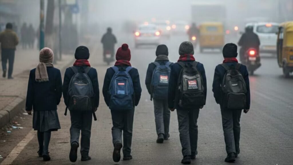 MP पारा शून्य के नीचे यूपी स्कूल बंद