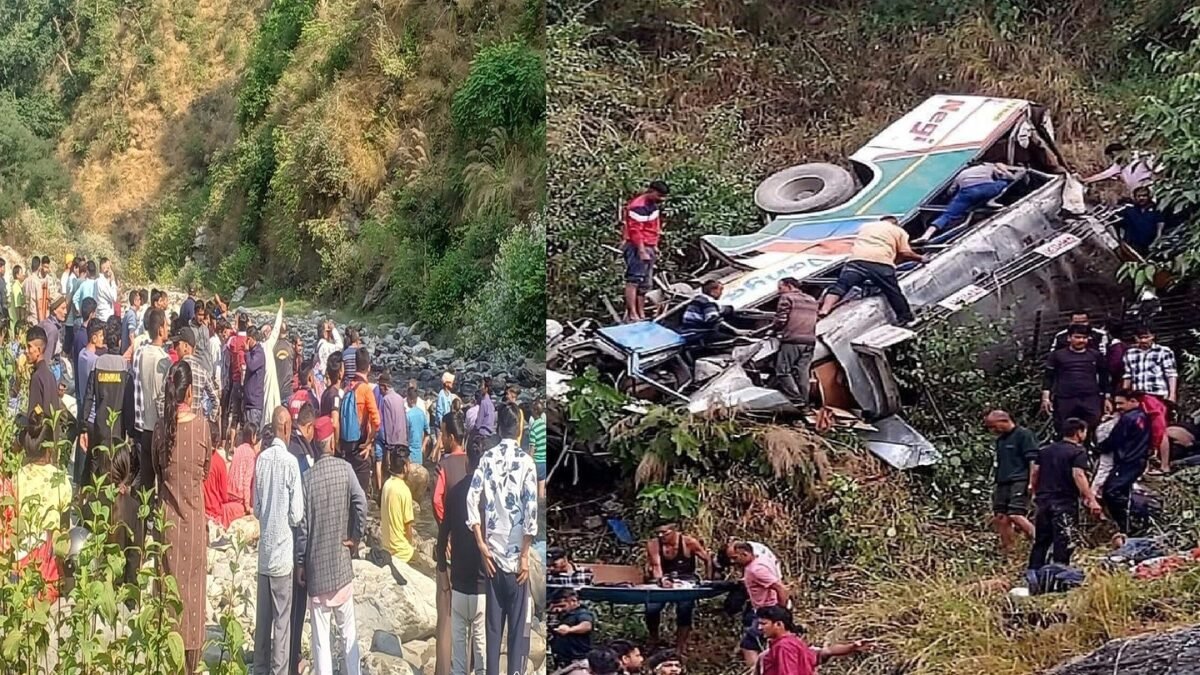 अल्मोड़ा बस दुर्घटना रामनगर रूट