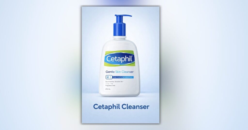 Cetaphil Cleanser सेटाफिल जेंटल स्किन क्लेंजर की बोतल