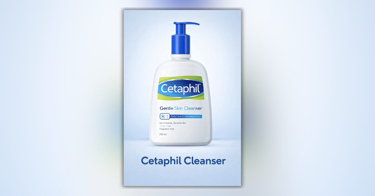 Cetaphil Cleanser सेटाफिल जेंटल स्किन क्लेंजर की बोतल