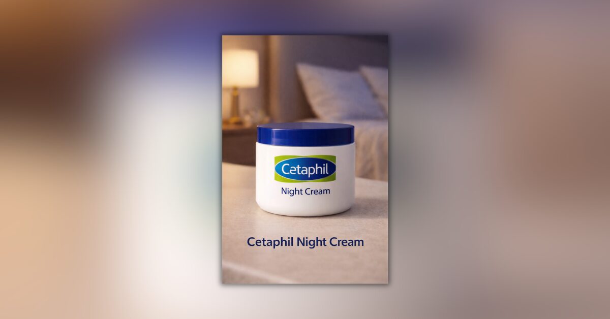 Cetaphil Night Cream for dry and sensitive skin overnight care