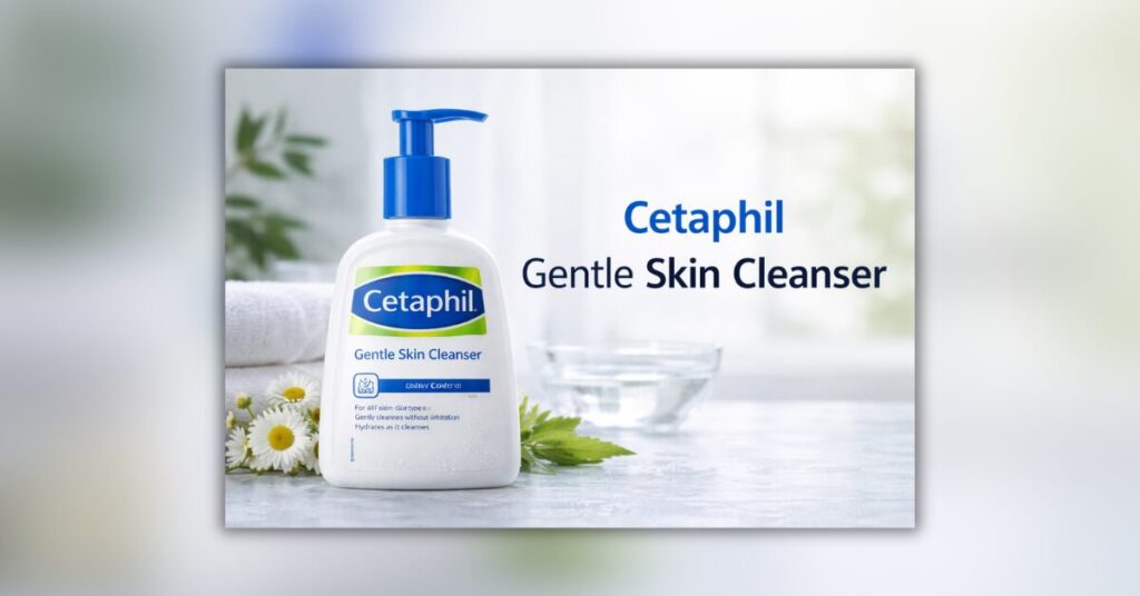 Cetaphil Gentle Skin Cleanser इमेज सेटिंग्स का स्क्रीनशॉट जिसमें Alt Text, Title, Caption और Description के फ़ील्ड दिखाई दे रहे हैं।