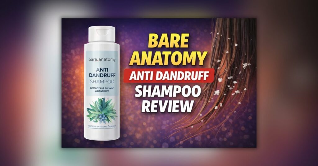Bare Anatomy Anti Dandruff Shampoo की पैकेजिंग इमेज