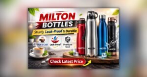 Perch Zenith ISI Certified Milton स्टेनलेस स्टील पानी की बोतल थंबनेल, हॉट एंड कोल्ड और लीक-प्रूफ फीचर के साथ