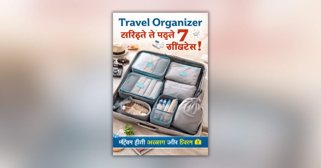 Travel Organizer  सूटकेस में सलीके से रखे ट्रैवल ऑर्गनाइज़र बैग और पैकिंग क्यूब्स