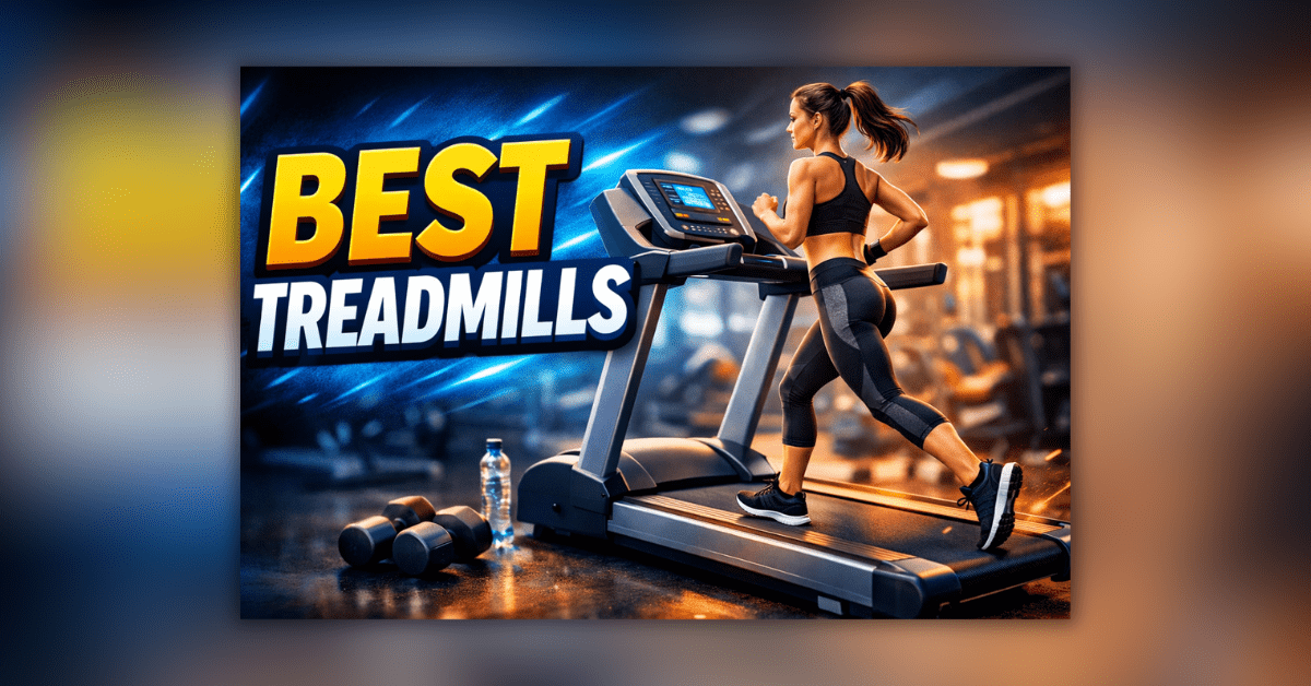 Home Treadmill with powerful motor for cardio and weight loss workout