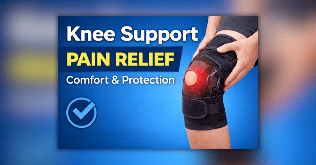 घुटनों के दर्द से राहत के लिए Knee Support ब्रेस