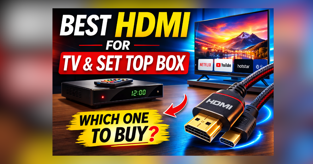 टीवी और सेट टॉप बॉक्स Best HDMI Cable for TV and Set Top Box Connection