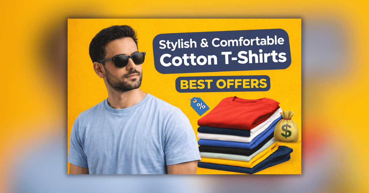 स्टाइलिश और आरामदायक कॉटन टी-शर्ट