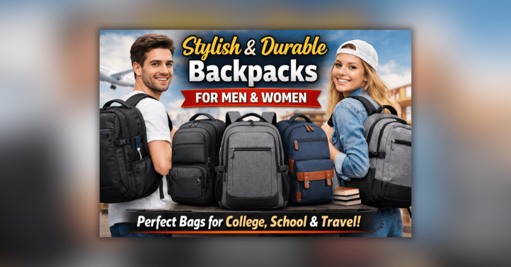 पुरुषों और महिलाओं के लिए स्टाइलिश और मजबूत बैकपैक