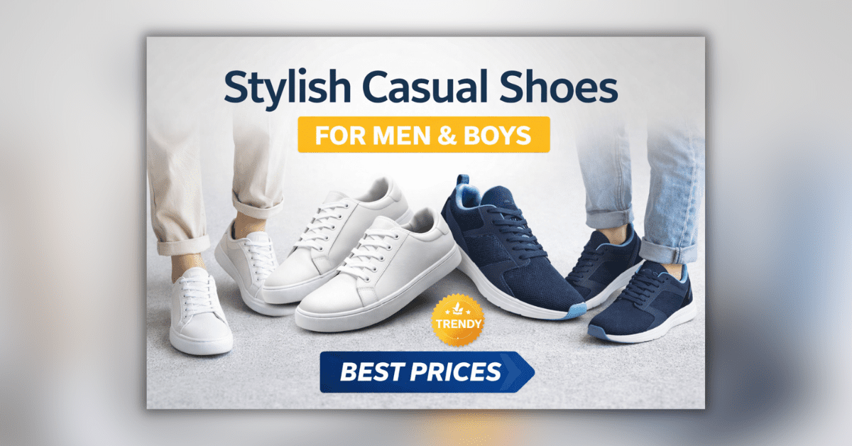 पुरुषों और लड़कों के लिए स्टाइलिश कैजुअल शूज़