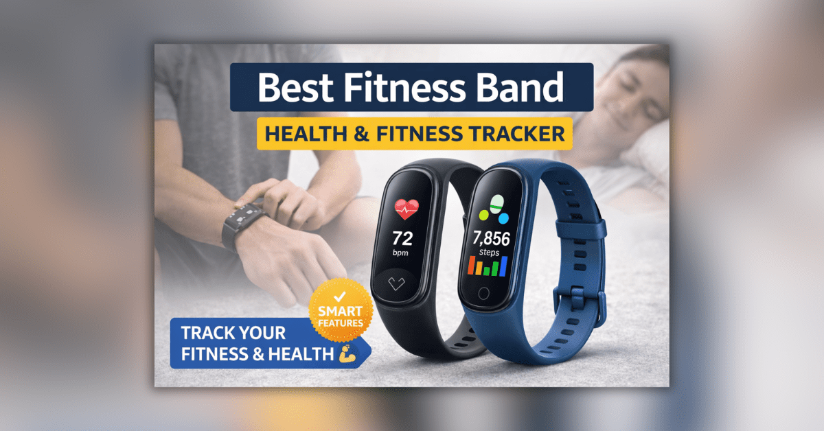 स्मार्ट फिटनेस बैंड से स्वास्थ्य और डेली फिटनेस ट्रैक करें