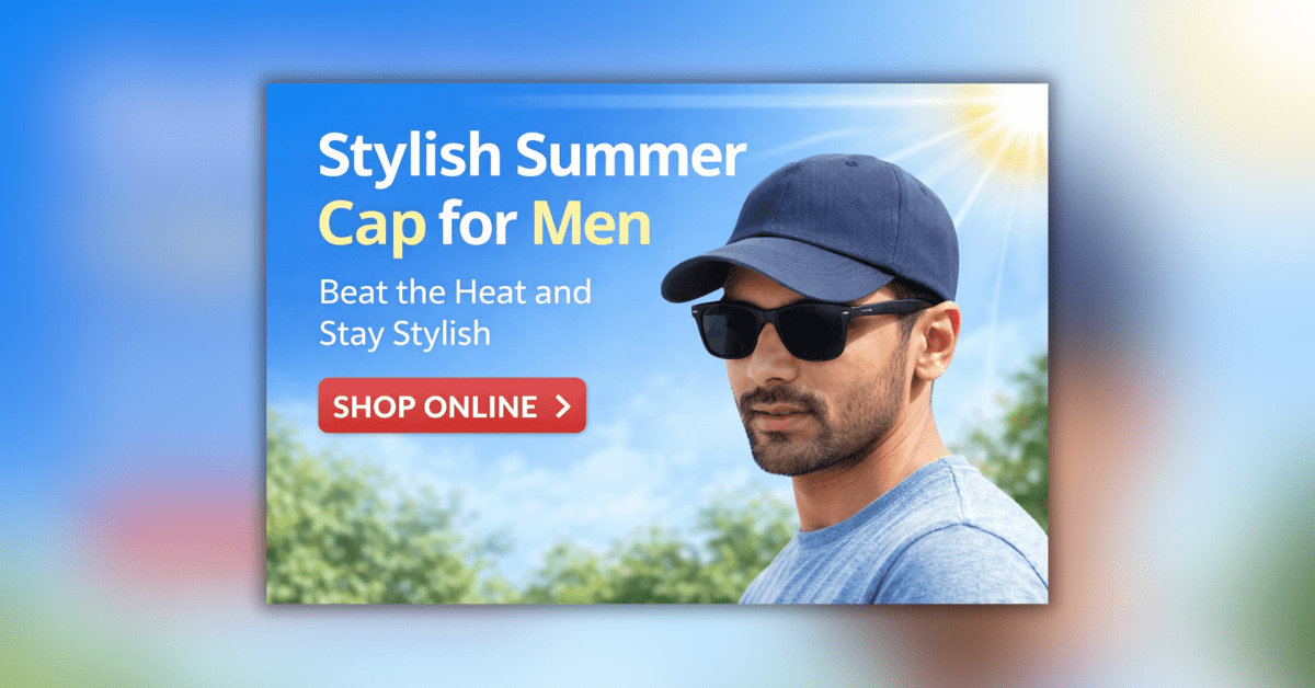गर्मियों में धूप से बचाने वाली स्टाइलिश समर कैप फॉर मेन