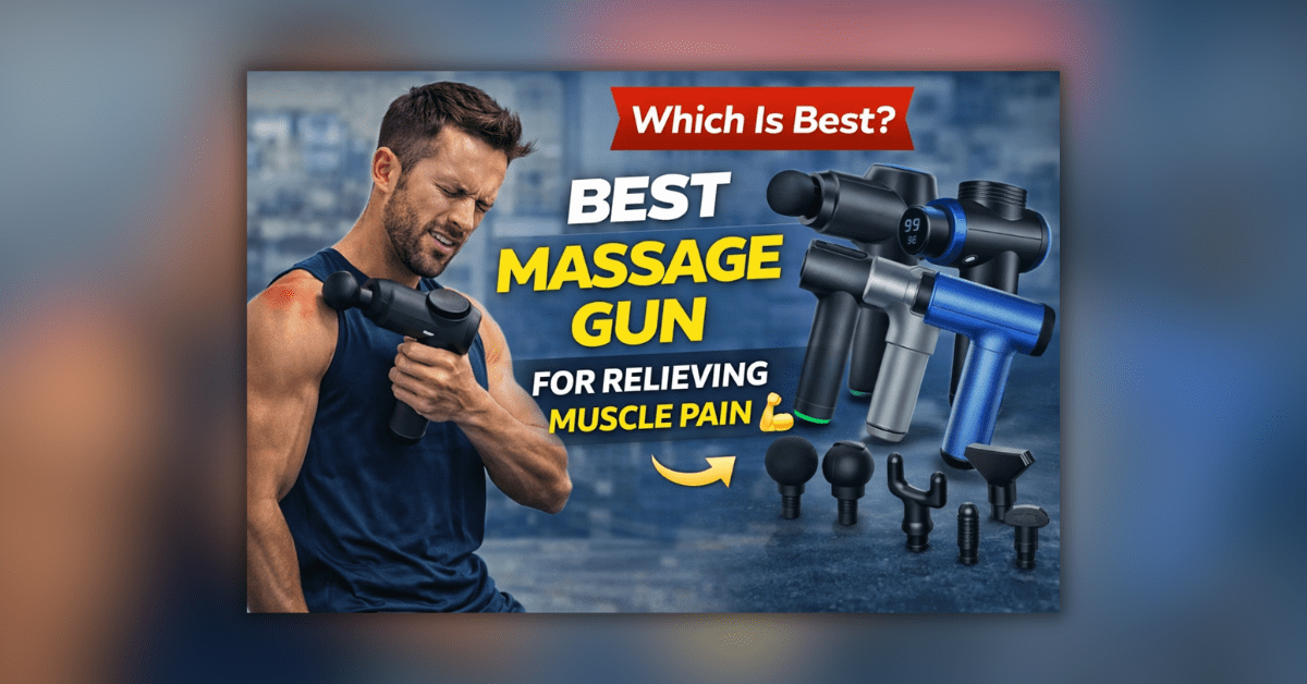 मसल्स दर्द और थकान से राहत के लिए मसाज गन