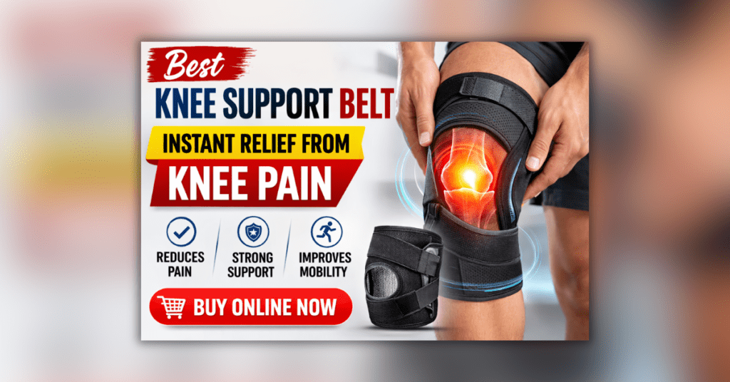 घुटनों के दर्द के लिए बेस्ट Knee Support Belt