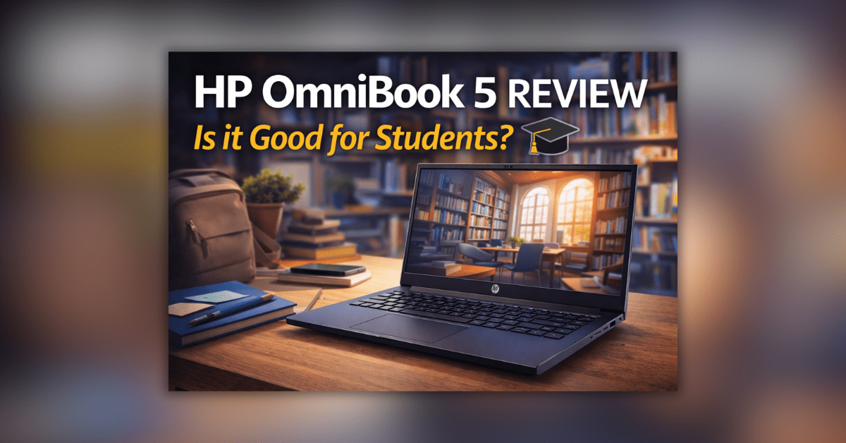 HP OmniBook 5 लैपटॉप रिव्यू थंबनेल