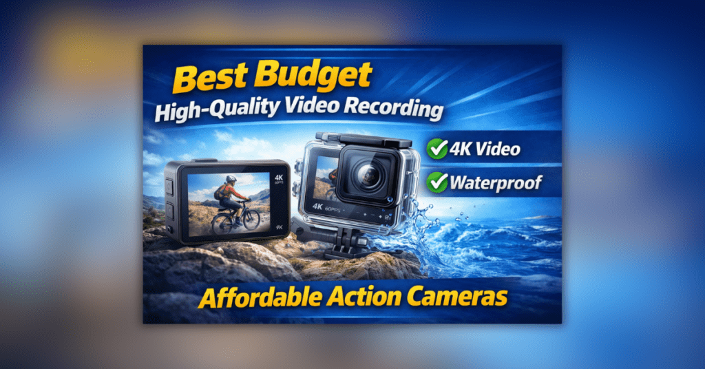 हाई क्वालिटी वीडियो रिकॉर्डिंग के लिए बेस्ट बजट एक्शन कैमरा