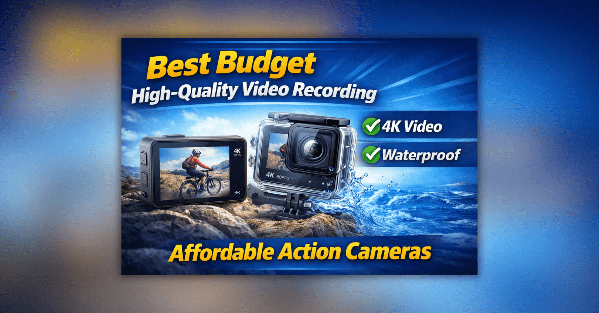 हाई क्वालिटी वीडियो रिकॉर्डिंग के लिए बेस्ट बजट एक्शन कैमरा
