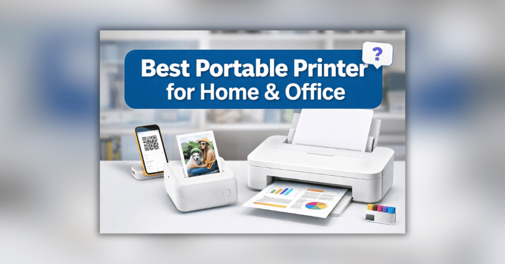 घर और ऑफिस के लिए बेस्ट पोर्टेबल प्रिंटर