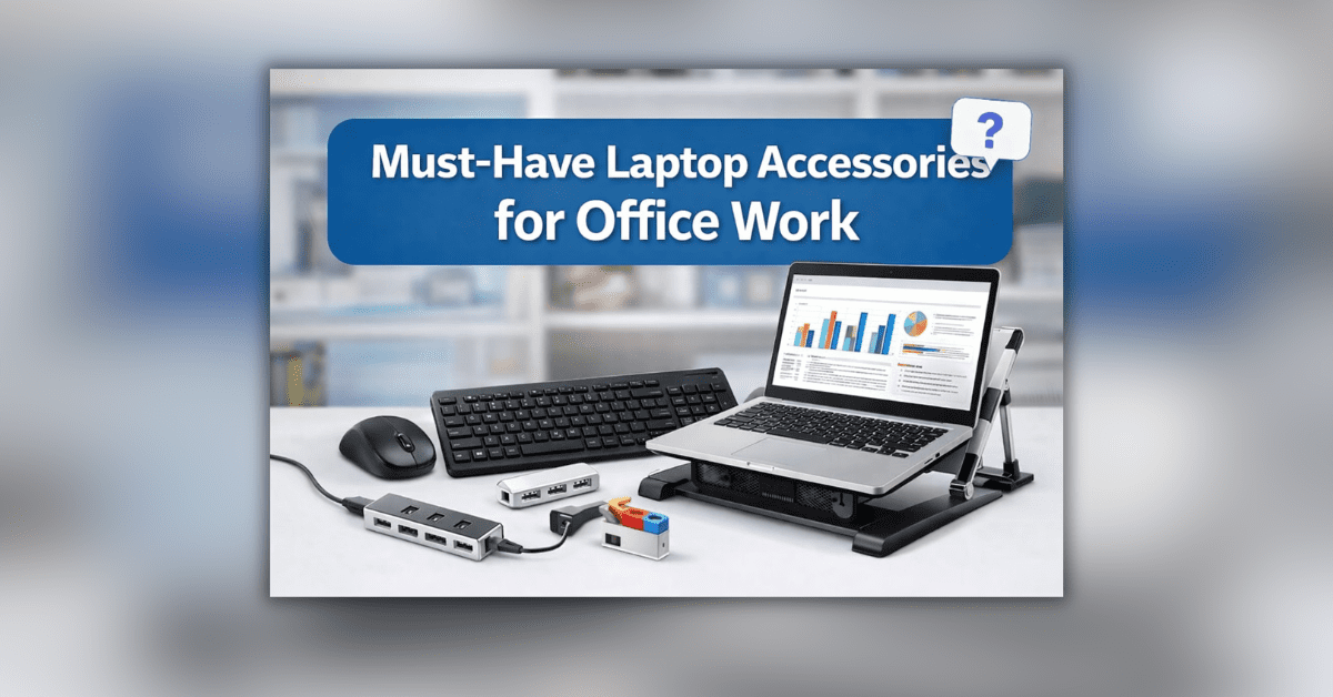 ऑफिस काम के लिए जरूरी लैपटॉप एक्सेसरीज़