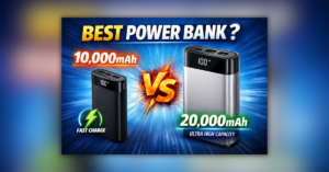 10000mAh vs 20000mAh power bank comparison – which power bank is best