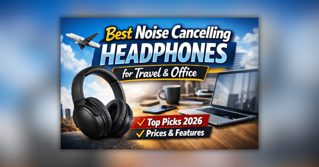 ट्रैवल और ऑफिस के लिए बेस्ट नॉइज़ कैंसिलिंग हेडफोन
