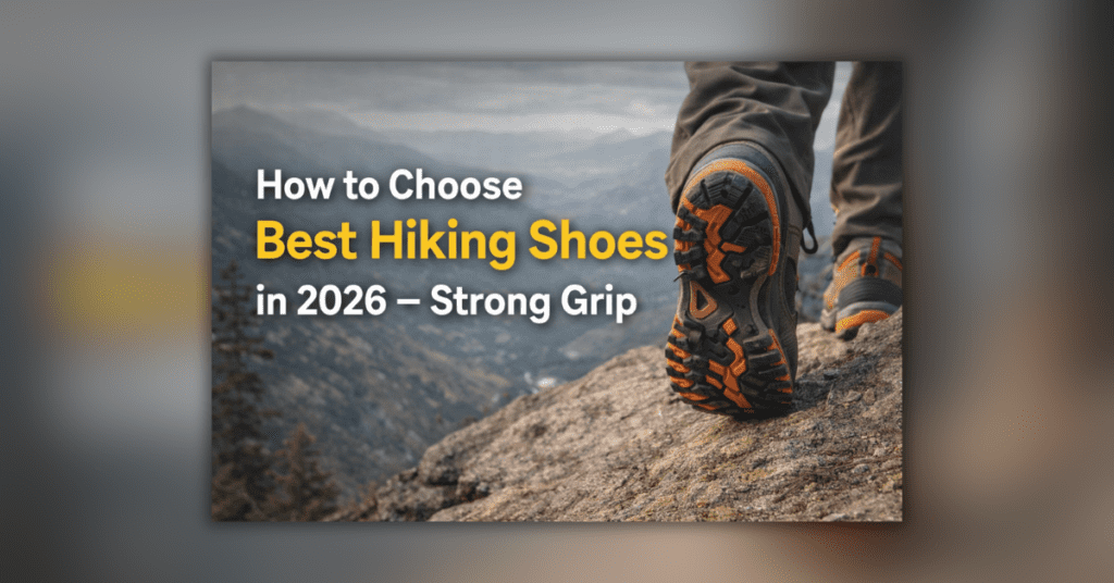 मजबूत ग्रिप वाले बेस्ट हाइकिंग शूज ट्रेकिंग और आउटडोर के लिए