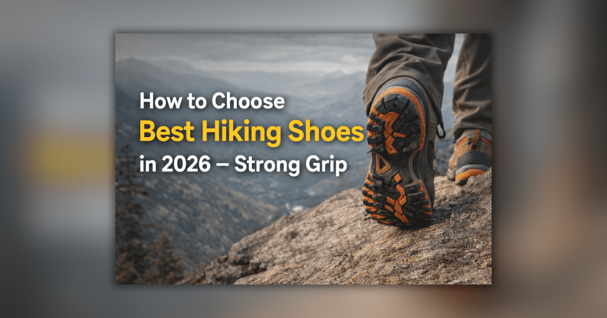 मजबूत ग्रिप वाले बेस्ट हाइकिंग शूज ट्रेकिंग और आउटडोर के लिए