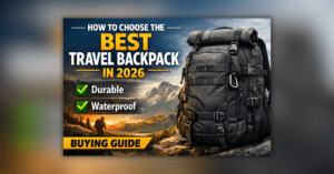 2026 के लिए बेस्ट ट्रैवल बैकपैक टिकाऊ और वाटरप्रूफ बैग