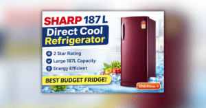 घर के लिए SHARP 187 L Direct Cool Single Door Refrigerator जो कम बिजली में बेहतर कूलिंग देता है