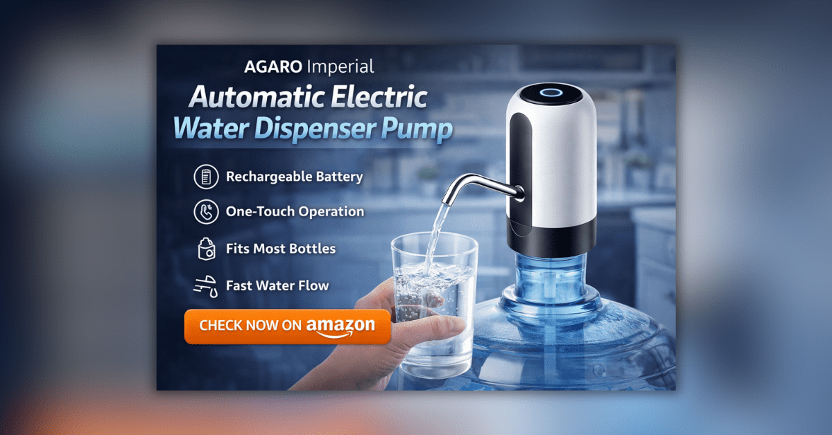बटन दबाकर पानी निकालने वाला इलेक्ट्रिक वाटर डिस्पेंसर पंप