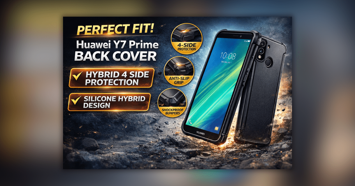 Huawei Y7 Prime Back Cover सिलिकॉन शॉकप्रूफ प्रोटेक्टिव केस