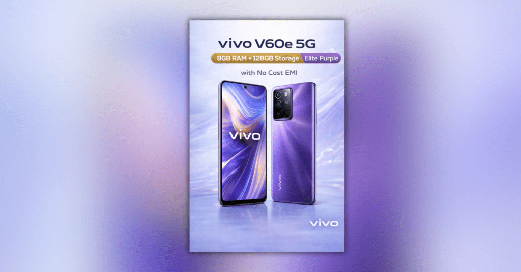 vivo Y19s 5G smartphone Titanium Silver 6GB RAM 128GB storage