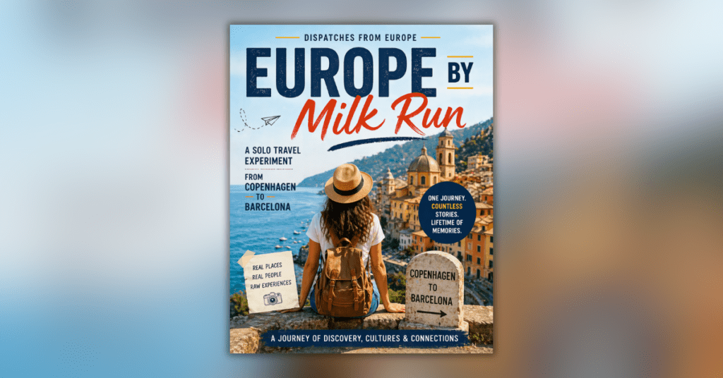 Europe solo travel book guide for beginners travel inspiration Copenhagen to Barcelona journey