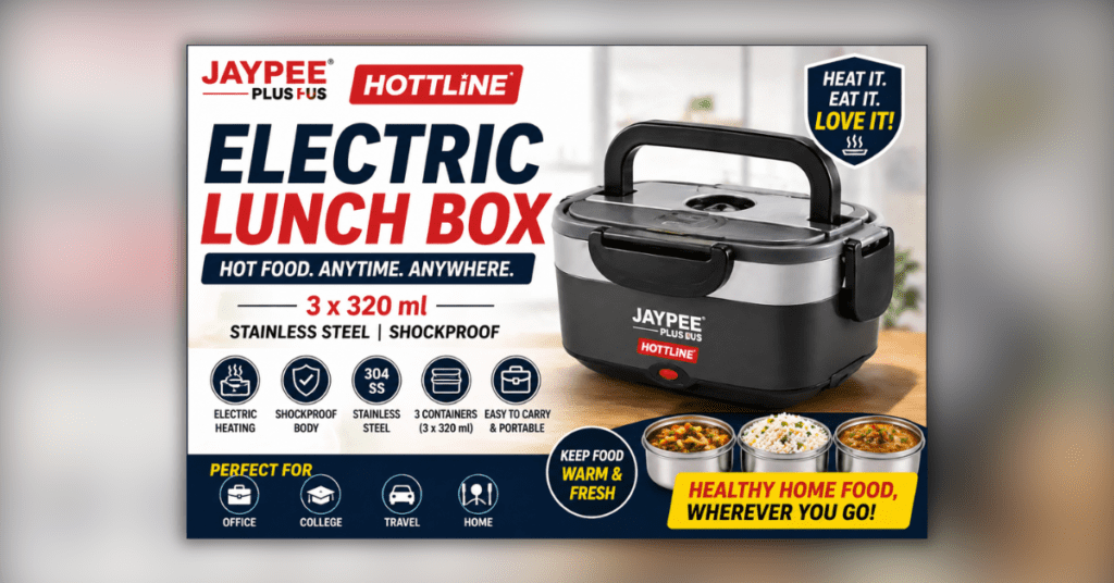 Electric Lunch Box for heating food anywhere anytime