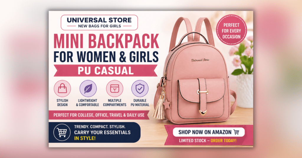 Mini Backpack for Women stylish and lightweight for daily use