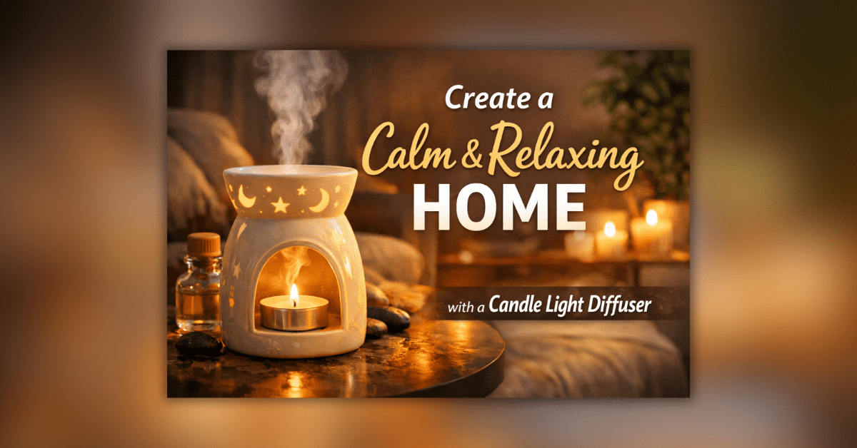 Candle Light Diffuser से घर में शांत और रिलैक्सिंग माहौल