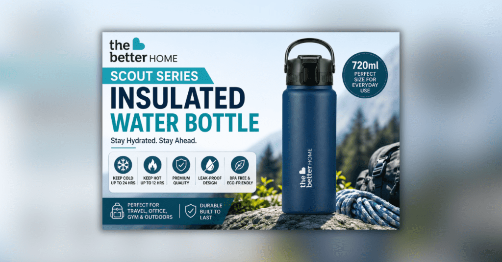 The Better Home Scout Series Insulated Water Bottle 720ml