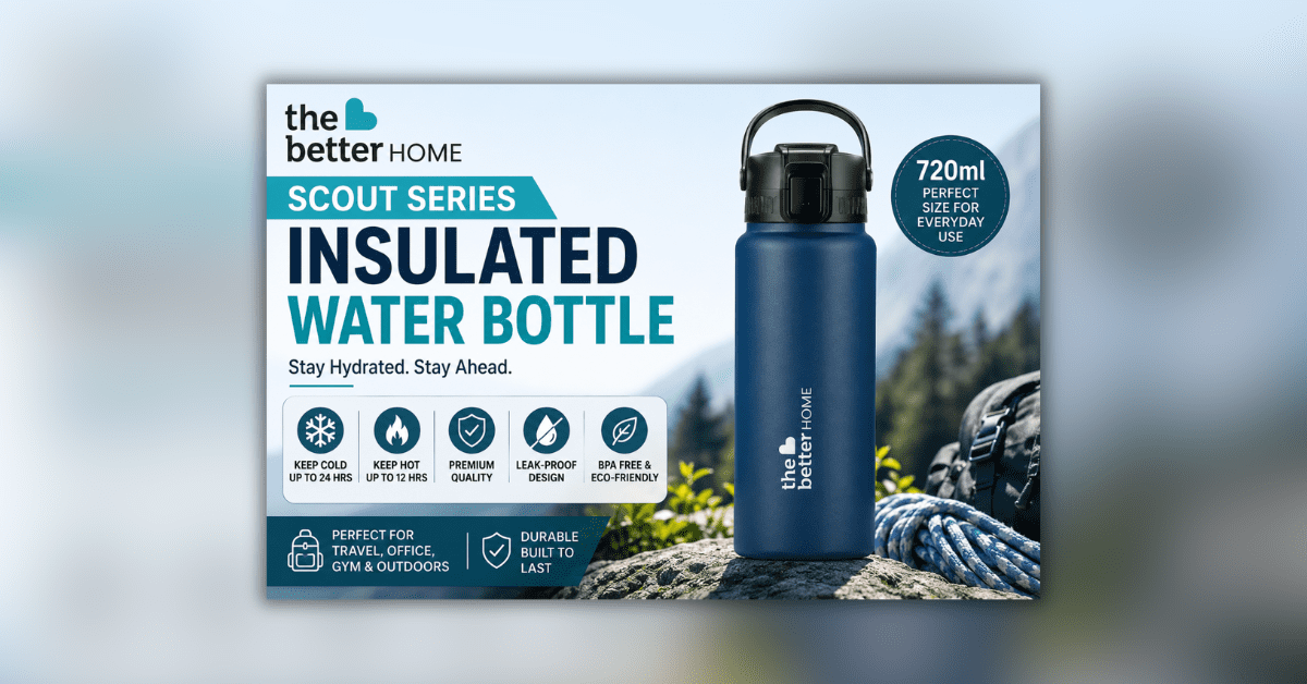 The Better Home Scout Series Insulated Water Bottle 720ml