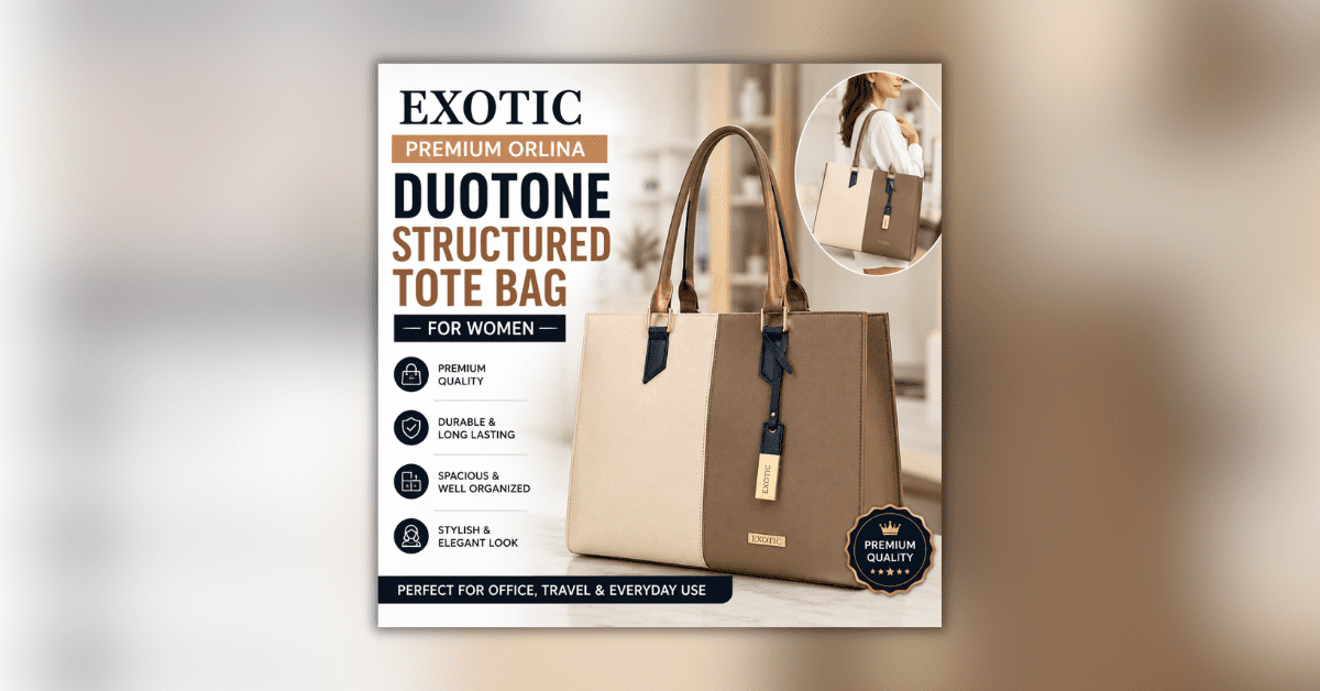 Lifestyle Tote Bag महिलाओं के लिए स्टाइलिश और विशाल लाइफस्टाइल टोट बैग